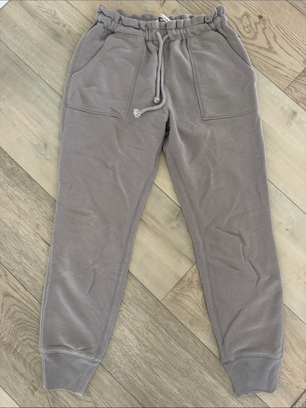 Abercrombie & Fitch Taupe Drawstring Joggers